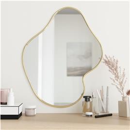 vidaXL Espelho de parede 60x50 cm dourado