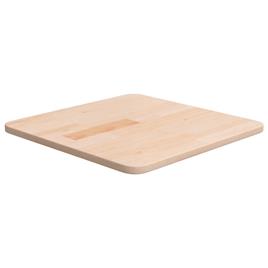 vidaXL Tampo de mesa quadrado 40x40x1,5 cm carvalho maciço não tratado
