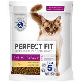 Perfect Fit Anti Hairball 1+ rica em frango - Pack económico: 6 x 750 g