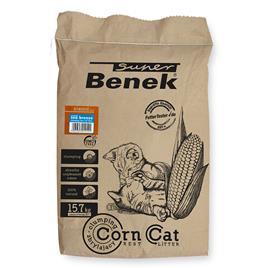 Super Benek Corn Cat Sea Breeze areia vegetal aglomerante - 25 l (aprox. 15,7 kg)