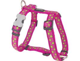 Arnês para Cães Red Dingo On Hot 25-39 cm Cor de Rosa
