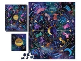 Livro zodiac 500-piece puzzle de nikki van de car (inglês)