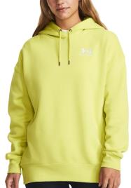 Sweatshirt com capuz Under Armour Essential Flc OS Hoodie-YLW