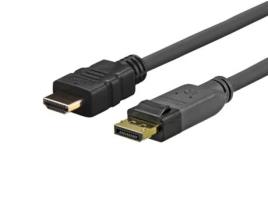 Cabo de Vídeo 15 M VIVOLINK Displayport Preto