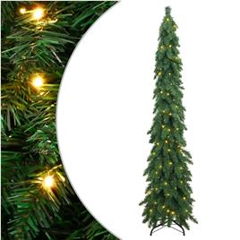 vidaXL Árvore de Natal artificial c/ 130 luzes LED 210 cm