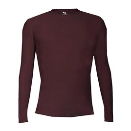 Camisa de manga comprida Pro Compressão Homens Adultos Camisola interior redonda