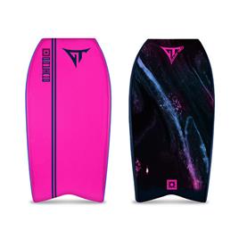 Prancha de Bodyboard GT Boards, Paulo Costa, D12, Rosa/Preto, Fish Tail, 41