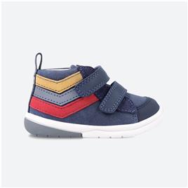 Sapatilhas Tipo Bota de Menino Garvalin 231313A em Azul com Velcro