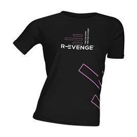 T-shirt de mangas curtas mulher Fitness Running Cardio preto