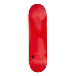 Prancha de skate logotipo pequeno Red 8.25