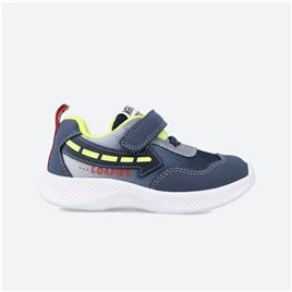 Sapatilhas Desportivas Caminhar de Menino Garvalin 231805A em Azul com Velcro