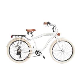 Bicicleta cidade Cruiser 790M, quadro em alumínio, branco