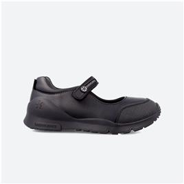 Sapatos de Colégio de Menino Biomecanics 231010A em Preto com Velcro