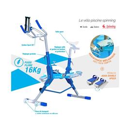 Bicicleta de exercício de piscina - Aquabike Aluminium Waterflex WR5 Air