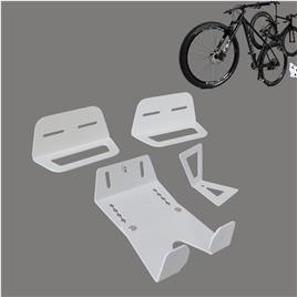 Suporte de bicicleta e capacete - Ciclismo - Float MTB - Branco brilhante