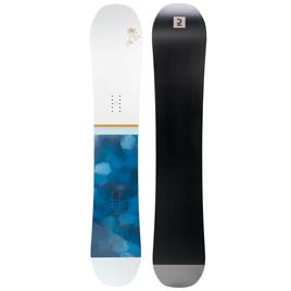 Prancha de Snowboard All Mountain & Freeride Mulher All Road 500 Branco/Azul