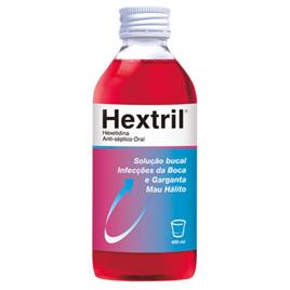 Hextril Solução Bucal Infeções da Garganta 400 ml