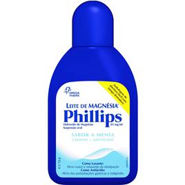 Leite de Magnésia Phillips Laxante Antiácido Leite Philips 200 ml