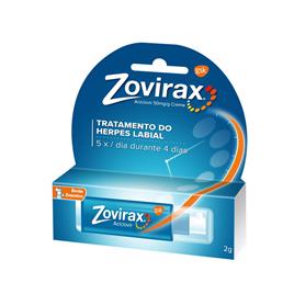 Zovirax Creme Herpes Labial Aciclovir 2 gr