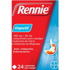 Rennie Digestif Antiácido 24 pastilhas