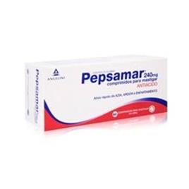 Pepsamar 240 mg Antiácido 60 comprimidos