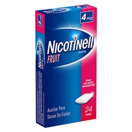 Nicotinell Fruit 4mg Gomas Medicamentosas Nicorette 24 gomas