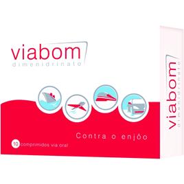 Viabom Comprimidos Contra o Enjoo Viabon 10 comprimidos