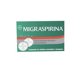 Migraspirina 500 mg Comprimidos Efervescentes Aspirina 12 comprimidos efervescentes