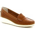 Leonardo Shoes  Mocassins 5023 VITELLO CUOIO  Castanho Disponível em tamanho para senhora. 38,41.Mulher > Calçasdos > Mocassim