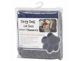 Capa Protetora de Assento Individual Automóvel para Animais de Estimação Dog Gone Smart 112 x 89 cm Cinzento Plástico