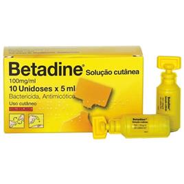 Betadine Solução Cutânea 10 Unidoses 10 unidoses