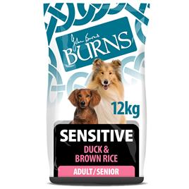 Burns Sensitive pato e arroz integral - Pack económico: 2 x 12 kg