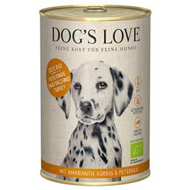 Dog's Love Bio 6 x 400 g comida húmida biológica para cães - Peru biológico