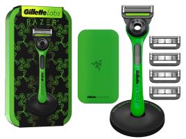 Conjunto Gillette Labs Máquina+4recargas+caixa Viagem Razer
