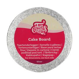 Base Redonda Funcakes Prateada 27.5cm