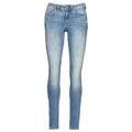 Gangas Skinny MIDGE ZIP MID SKINNY WMN  Azul Disponível em tamanho para senhora. US 25 / 32,US 26 / 30,US 24 / 32.Mulher > Roupas > Gangas Skinny