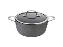 Caçarola com Tampa BALLARINI 75002-828-0 Preto Cinzento Aço Aço Inoxidável Alumínio 16 cm 1,4 L 1 Unidade