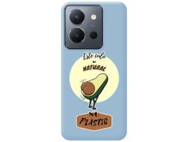 Capa para Vivo Y36 4G / 5G TUMUNDOSMARTPHONE de Silicone com Desenho-Azul