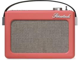 Rádio Despertador RICATECH PR78 (Rosa - Analógico - Função Snooze - Pilhas)