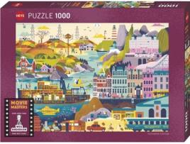 Puzzle 1000 peças Clérisse Wes Anderson Films (Idade minima recomendada: 9 anos)