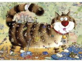 Puzzle 1000 peças Degano Cats Life (Idade minima recomendada: 9 anos)