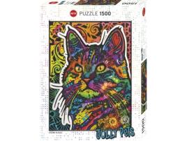 Puzzle 1500 peças Jolly Pets Necessity Cat (Idade minima recomendada: 9 anos)