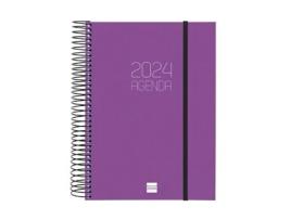 Agenda FINOCAM Opaque 2024 Roxo A5 15,5x21,2 cm