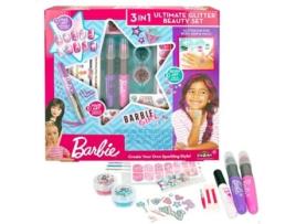 Barbie Estúdio de beleza glitter 3 em 1 da: mechas, tatuagens e manicure CRA-Z-ART