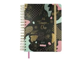 Agenda FINOCAM Talkual Oro 2024 Multicolor Quarto 15,5x21,7 cm