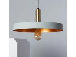 LEDKIA Candeeiro Suspenso Metal Furiko Cinza