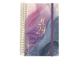 Agenda FINOCAM Design Collection Goldy 2024 Multicolor 11,7x18,1 cm