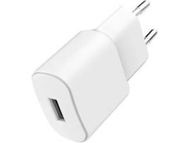 Carregador Usb WOW a 2.4A Fastcharge Cabo Usb WOW A/Usb C Branco