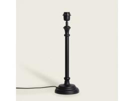 Candeeiro de Mesa LEDKIA Metal Nisha Preto (55 x 15 cm)