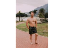 Calção de Banho Masculino GUGGEN MOUNTAIN 2335 (Amarelo - L)